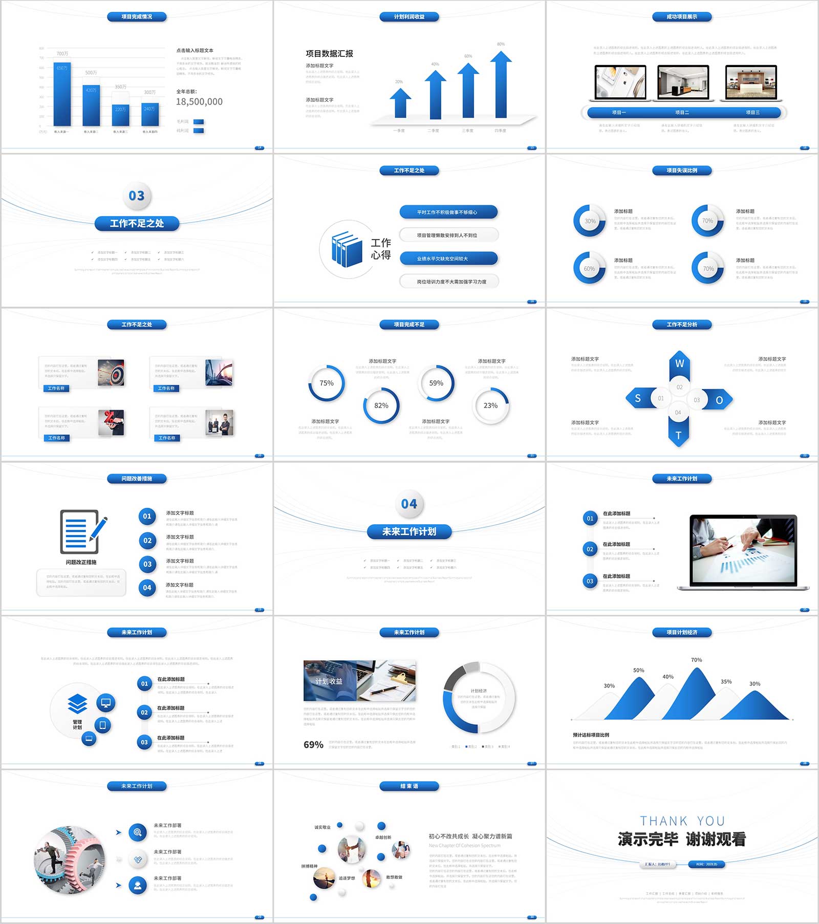 PPT图表，商务PPT，PPT模板免费下载，PPT素材库
