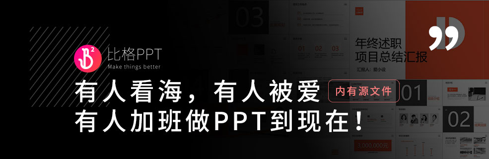 年终总结PPT：愿所有熬的夜都能有收获