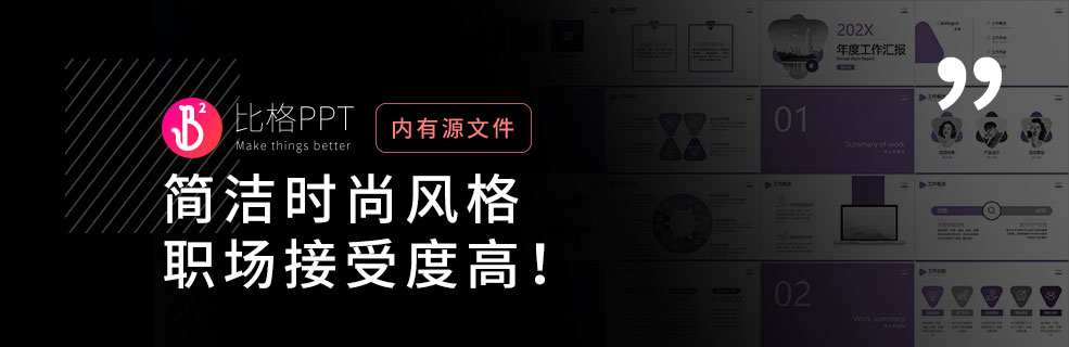 简约国际风PPT：适合重视PPT内容的老板